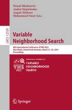 Variable Neighborhood Search: 8th International Conference, ICVNS 2021, Abu Dhabi, United Arab Emirates, March 21–25, 2021, Proceedings