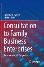 Consultation to Family Business Enterprises: An International Perspective