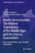 Moritz Steinschneider. The Hebrew Translations of the Middle Ages and the Jews as Transmitters: Vol II. General Works. Logic. Christian Philosophers