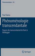 Phénoménologie transcendantale: Figures du transcendantal de Kant à Heidegger