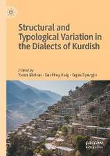 Structural and Typological Variation in the Dialects of Kurdish