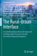 The Rural-Urban Interface: An Interdisciplinary Research Approach to Urbanisation Processes Around the Indian Megacity Bengaluru