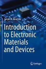 Introduction to Electronic Materials and Devices