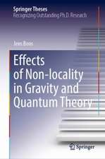 Effects of Non-locality in Gravity and Quantum Theory