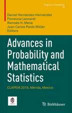 Advances in Probability and Mathematical Statistics: CLAPEM 2019, Mérida, Mexico