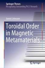 Toroidal Order in Magnetic Metamaterials