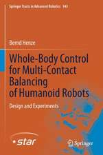 Whole-Body Control for Multi-Contact Balancing of Humanoid Robots: Design and Experiments