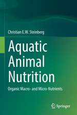 Aquatic Animal Nutrition: Organic Macro- and Micro-Nutrients