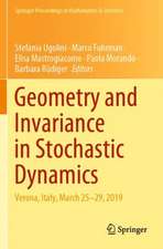 Geometry and Invariance in Stochastic Dynamics: Verona, Italy, March 25-29, 2019