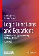 Logic Functions and Equations: Fundamentals and Applications using the XBOOLE-Monitor