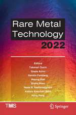 Rare Metal Technology 2022