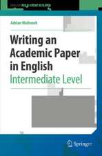 Writing an Academic Paper in English