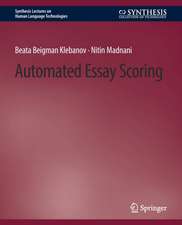 Automated Essay Scoring