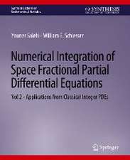 Numerical Integration of Space Fractional Partial Differential Equations: Vol 2 - Applications from Classical Integer PDEs