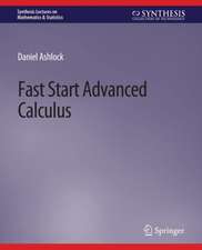 Fast Start Advanced Calculus