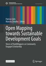 Open Mapping towards Sustainable Development Goals