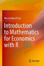 Introduction to Mathematics for Economics with R