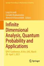 Infinite Dimensional Analysis, Quantum Probability and Applications: QP41 Conference, Al Ain, UAE, March 28–April 1, 2021