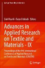 Advances in Applied Research on Textile and Materials - IX