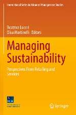 Managing Sustainability