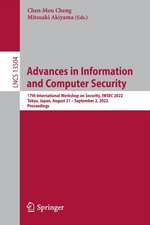 Advances in Information and Computer Security: 17th International Workshop on Security, IWSEC 2022, Tokyo, Japan, August 31 – September 2, 2022, Proceedings