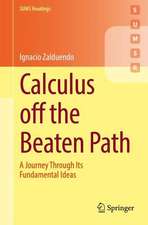 Calculus off the Beaten Path: A Journey Through Its Fundamental Ideas