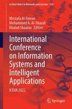 International Conference on Information Systems and Intelligent Applications: ICISIA 2022