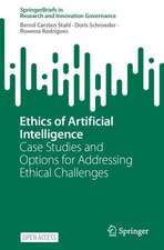 Ethics of Artificial Intelligence: Case Studies and Options for Addressing Ethical Challenges