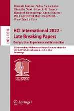 HCI International 2022 - Late Breaking Papers. Design, User Experience and Interaction: 24th International Conference on Human-Computer Interaction, HCII 2022, Virtual Event, June 26 – July 1, 2022, Proceedings