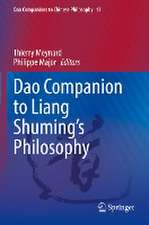 Dao Companion to Liang Shuming’s Philosophy