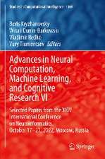 Advances in Neural Computation, Machine Learning, and Cognitive Research VI: Selected Papers from the XXIV International Conference on Neuroinformatics, October 17-21, 2022, Moscow, Russia