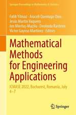 Mathematical Methods for Engineering Applications: ICMASE 2022, Bucharest, Romania, July 4–7