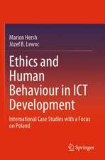 Ethics and Human Behaviour in ICT Development