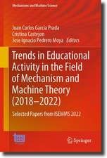 Trends in Educational Activity in the Field of Mechanism and Machine Theory (2018–2022)