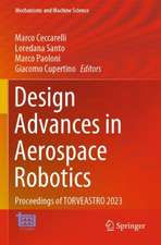 Design Advances in Aerospace Robotics: Proceedings of TORVEASTRO 2023