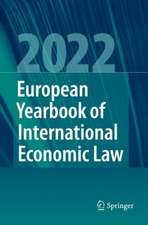 European Yearbook of International Economic Law 2022