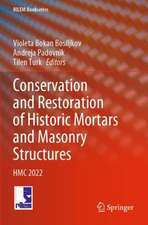 Conservation and Restoration of Historic Mortars and Masonry Structures