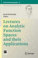 Lectures on Analytic Function Spaces and their Applications