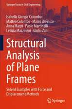 Structural Analysis of Plane Frames