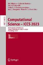 Computational Science - ICCS 2023