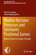 Markov Decision Processes and Stochastic Positional Games: Optimal Control on Complex Networks