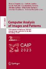 Computer Analysis of Images and Patterns