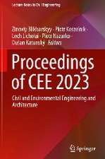 Proceedings of CEE 2023: Civil and Environmental Engineering and Architecture