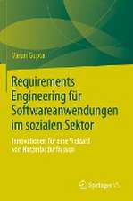 Requirements Engineering für Softwareanwendungen im sozialen Sektor