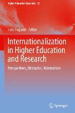 Internationalization in Higher Education and Research: Perspectives, Obstacles, Alternatives