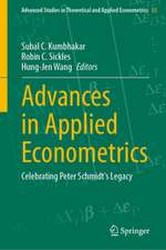 Advances in Applied Econometrics: Celebrating Peter Schmidt's Legacy