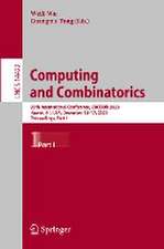 Computing and Combinatorics: 29th International Conference, COCOON 2023, Hawaii, HI, USA, December 15–17, 2023, Proceedings, Part I