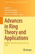 Advances in Ring Theory and Applications: WARA22, Messina, Italy, July 18–20, 2022