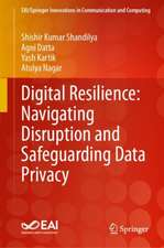 Digital Resilience: Navigating Disruption and Safeguarding Data Privacy