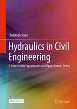 Hydraulics in Civil Engineering